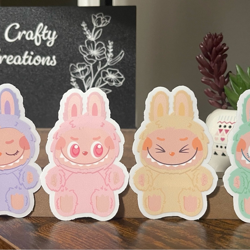 Cute LaBuBu Stickers Set